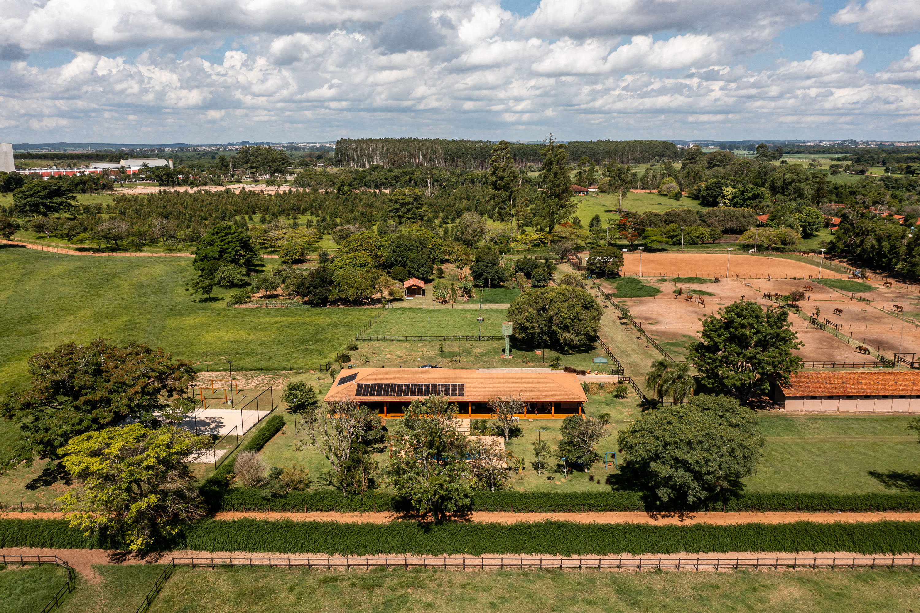 Vista aérea de projeto residencial Arq Besô